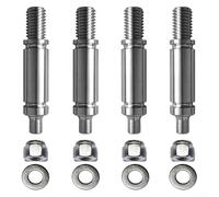 4PCS Dryer Front Back Drum Support Roller Shaft Kit, Made from for Ultra-High-Strength Alloy Steel for Durability, Compatible with for Admiral for Amana Models