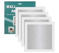 4pcs Drywall Patches, 8x8 Inch Self Adhesive Wall Hole Repair Patches Dry Wall Patch Repair Kit Screen Patch Repair Kit for Broken Walls Repairing or Ceiling Filler
