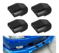 4pcs Dual Hole Car Deer Whistles, Self-Adhesive Animal Warning Horn Invisible Deterrent Deer Alerts Sound Device for Most Vehicles Truck SUVs Motorcycles