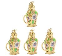 4pcs Dubai Fragrance Bottle Travel Bottle Perfumes for Men Perfume Bottles Mini Perfume Bottle Perfume Shelf Perfume Glass Bottles Perfume Sample Bottles Little Bottles Zinc Alloy WOONEKY