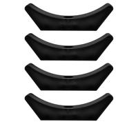 4pcs Dumbbell Cradle Rack Stand Black Pp for Home Gym Storage