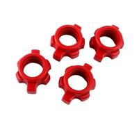 4Pcs Dumbbell Rod Nut Spinlock Collars Standard Barbell Screw Collar For Dumbell Weight Lifting Fitness Training Dumbbell Accessories