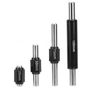 4Pcs Durable Standard Caliper Measuring Rod Stainless Steel Outside Micrometer Calibration Bar for Industrial, Laboratory(4 Styles)