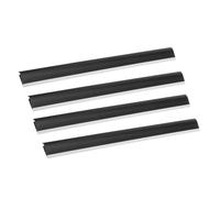 4pcs Dustpan Plastic Lip Replacement Strip for Easy Debris Gathering