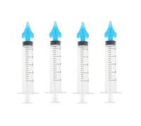 4Pcs Ear Wax Removal Irrigation Kit - 10Ml Ear Flushing with Ergonomic Tips for Safe and Effective Cleaning