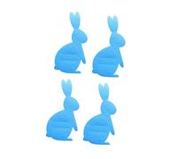 4Pcs Easters Rabbits Cutlery Holders Easters Rabbits Cutlery Holders Pocket For Family Gatherings Theme