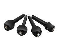4PCS Ebony 4/4 Violin String Tunning Pegs, 2.5 × 0.9 in Chord Axes Violin Tuning Pegs Endpin Set Parts Replacement Instrument Accessory