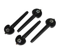 4Pcs Ebony Wood Cello Tuning Pegs Replacement Exquisite Tuners Machine Heads For Musical Instruments Ebony Wood Cello Musical Instrument Repair Tools