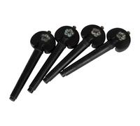 4Pcs Ebony Wood Cello Tuning Pegs Replacement Exquisite Tuners Machine Heads For Musical Instruments Cello Tuning Pegs Smooth Operating Replacement Pegs
