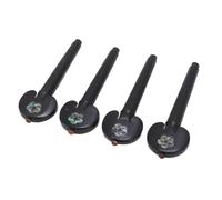 4PCS Ebony Wood Cello Tuning Pegs, Replacement for 3/4 4/4 Size Cello Instrument, Lightweight and Compact Design, Cello Tuning Pegs, Pegs for Cello, Tuning Pegs