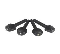 4Pcs Ebony Wood Violin Tuning Pegs Tuner Wood Pegs Violin Shafts Handle Musical Intruments Parts & Accessory