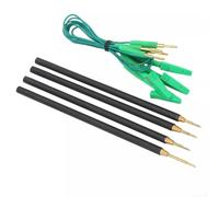 4Pcs ECU Read Write Probe Set with Connect Cables 12-24V and LED for BDM Frame, Compatible with KTAG, FGTECH, BDM100, CMD, DIMSPORT AIDS and Other Automotive