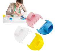 4PCS Edge Stitch Lock & Sewing Gauge,4PCS 3/4mm Diy Stitching Tool Quilting with Thumb Guide,Needle Gauge Quilting Ruler for Straight & Curved Seams,Sewing Ruler,Sewing Tools,Sewing Accessories