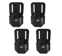4Pcs Efficient Durability Tape Measure Pouches with PU Leather Construction Secure Fastener Waterproof for Professional Belt Holder