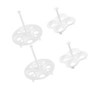 4Pcs Egg Steamer Rack Durable Plastic Trivet for Pressure Cooker Stackable Egg Holders for Kitchen Efficient Egg Storage Steaming for Round and Square Cooking