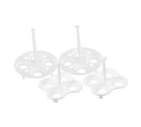 4Pcs Egg Steamer Racks for Efficient Cooking Round Holder for Kitchen Pressure Cookers Easy to Clean Stylish Egg Storage for Refrigerator for Boiling Eggs