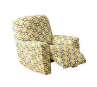 4PCS Elastic Polyester Slipcovers Complete Protections Sofa Cover Slip Proo for Armchairs Print Fully Coverage Sofa Slipcover