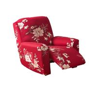 4PCS Elastic Polyester Slipcovers Complete Protections Sofa Cover Slip Proo for Armchairs Print Fully Coverage Sofa Slipcover