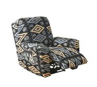 4PCS Elastic Polyester Slipcovers Complete Protections Sofa Cover Slip Proo for Armchairs Print Stretch Sofa Cover