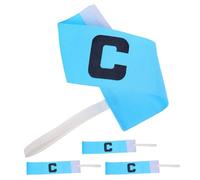 4pcs Elastic Soccer Captain Armband for Football Matches and Training | Nylon Build, Comfortable Fit, Multi-sport Use, for Youth Clubs and Upper Arm Wear