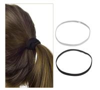 4pcs Elastic Yoga Headband Sports Hair Hoops Black Cloth