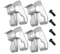 4Pcs Electric Drill Belt Clip Hooks for Dewalt Impact 18V 20V MAX Drills, Stainless Steel Replacement Belt Hook Waist Buckle Hanger Clips with Screws for Cordless Driver Power Tool DCD780 DCD785C2