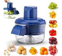4PCS Electric Potato Peeler & Automatic Garlic Peeler Set, Easy Kitchen Peelers with 50W High Power Motor, 1300mAh Battery & Stainless Steel Blades for Home and Commercial Use