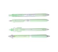 4PCS Elegant Gel Inks Pen Retractable with Clip 0.5MM Black Inks Quick Dry School Supplies Quick Action Set