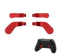4Pcs Elite 2 Controller Paddles for Xbox One Elite 2,Metal Paddles for Xbox One Elite Series 2, Stainless Steel Paddles Replacement for Xbox One Elite/ Elite Series 2/Elite 2 Core Controller (Red)