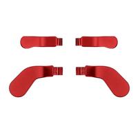 4Pcs Elite Controller Paddles for Xbox One Elite Series 2 Controller, Elite Series 2 Paddles Replacement for Xbox One Elite/Elite Series 2/Elite 2 Core Controller (Metallic Scarlet Red）