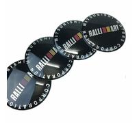 4pcs Emblem Badge Sticker for MITSUBISHI Pajero Galant Eclipse ASX,65mm Car Wheel Hub Centre Caps Cover Sticker 3D Car Logo Protective Sticker Wheel Trims,Ralliart 65mm