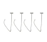 4pcs Emergencies Call Point Hammer Steel Emergencies Glass Breaker Hammers for Alarm Box Shatter Tool