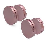 4Pcs Empty Round Lash Boxes Double-Layer Eyelash Storage Box Travel Case 3D False Eyelashes Packaging Gift Boxes Holder Organizer with Makeup Mirror Lid for Women Girl Eyelash Storage and Packaging,