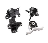 4Pcs Engine Motor Mount A4511 A6588 A6591 A6595 8973 8988 9016 EM-8973 EM-8988 EM-9016 EM-9204 for Civic 1.7L 2001-2005 Mounting