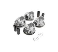 4Pcs Engine Piston Set W/Rings Pins +0.25 Compatible For Audi A3 A4 A5 A6 Q5 TT Quattro Skoda VW Passat Tiguan GTI 1.8T EA888 Engines Parts