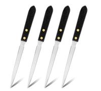 4pcs Envelope Opener with Wooden Handle, Letter Opener Envelope Slitter Mail Opener Tool Letter Opening Knife Envelope Opener Knife Wrapping Paper Cutter for Home School Office