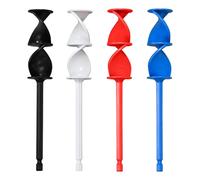 4Pcs Epoxy Mixer Paint Drill Attachment Resin Drill Concrete Plaster Cement Coating Mix Tool