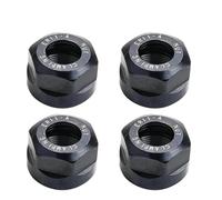 4pcs ER11 A Type Collet Clamping Nut Chuck Nut for ER Collet Milling CNC Chuck Holder CNC Lathe Milling Cutter Router Bit Holder