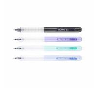 4Pcs Erasable Ballpoint Pen, 0.5mm Black Rollerball Pen Set for Planning Journals School Supplies Office Supplies