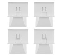 4pcs ESL Holder for 2.1 and 2.9 Inch Price Tags, Plastic White