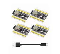 4PCS ESP32 S3 Type C Development Board 2.4G WiFi DevKitC Module with ESP32-S3-WROOM-1 N16R8 MCU 44Pin 8M PSRAM for Arduino Kit with 1pc 50CM Type-C Cable