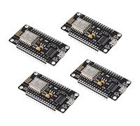 4PCS ESP8266 WiFi Development Internet Board 4M Flash Serial Wireless Module CH340 Serial WiFi WLAN Communication Compatible with Board Micropython