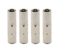 4pcs Essential 6.35mm to 4mm Conversion Adapter Connector Power Tool Accessories for Tool Part Crafted from Carbon Steel Heavy Duty Adapter