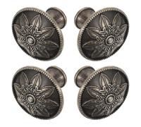 4pcs European Style Metal Furniture Handle Single Hole round Knob