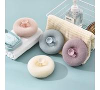 4Pcs Exfoliating Shower Brushes, Exfoliating Bath Ball, Suction Cup Bath Ball, Massage Bath Ball, Cute Suction Cup Scrub Artifact, Sponge Ball with Suction Cup, Exfoliating Bath Sponge for Adults