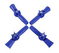 4pcs Extension Pole Angle Adapter for Mop Handles 0.8 Thread Blue | Plastic Joint, Telescoping Pole Connector, Smooth Angle Adjustment, Home Cleaning, Broad Compatibility
