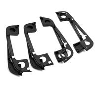 4pcs Exterior Door Handle Kit Covers Replacement for BMW E36 E34 E32 3 5 7 Series 51218122442 51218122441 with Rubber Seals Gasket Car Door Handle (Color : 4 x Covers with Seal)(4 X Covers