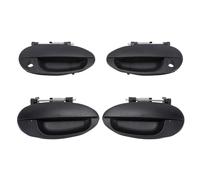 4pcs Exterior Door Handles Replacement for Matiz 1998 to 2005, 96507783 96507784 Front Rear Left Right Outer Door Handle Set Replacement for Spark 1998 to 2005, ABS Material
