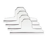 4PCS Extra Large Clips, Silver Stainless Steel Paper Clamps for Drawing Board, Office School Supplies (14.5cm）