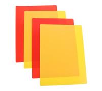 4pcs Extra Large Double-Sided Red and Yellow Referee Cards